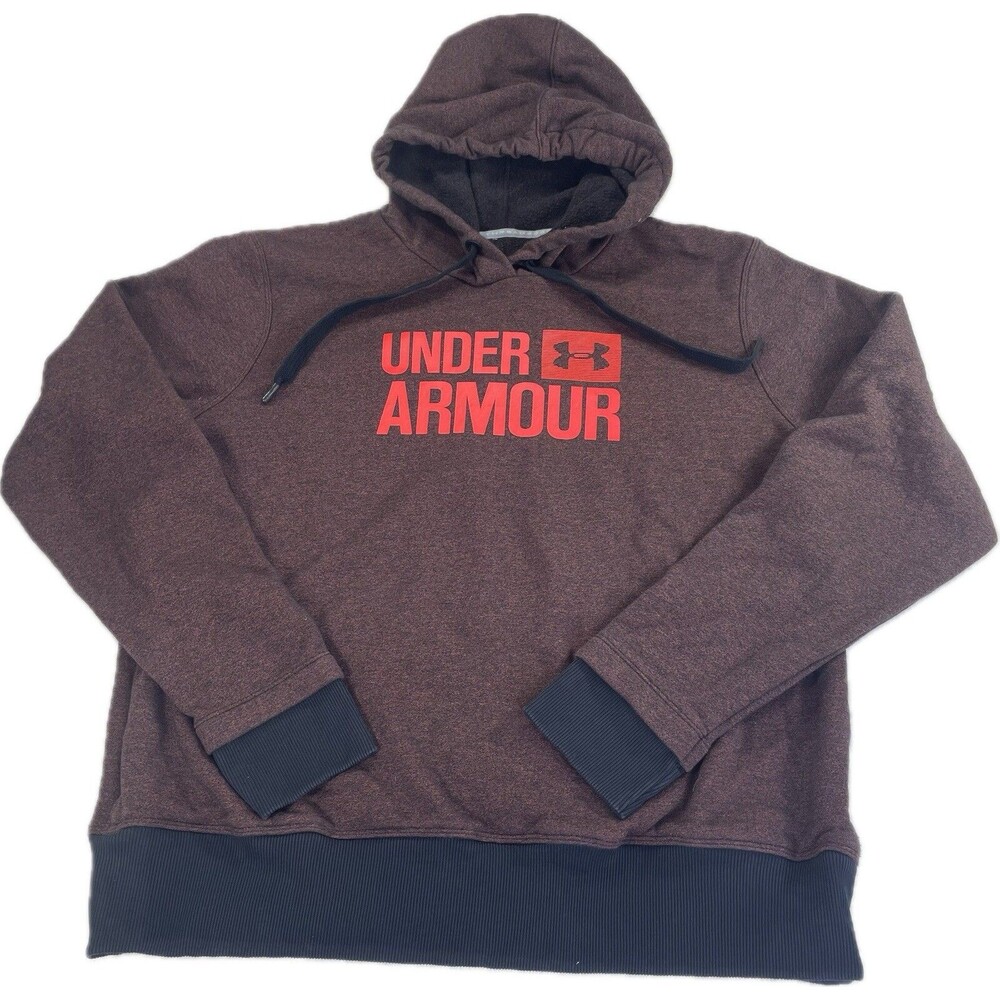 Under Armour Women's Size in pictures Sweater Brown Hoodie Threadborne Fleece